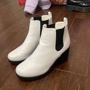 Nasty Gal White Booties